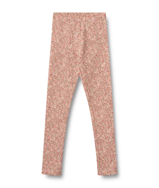 Wheat Jersey Legggings Jules rose dust flower